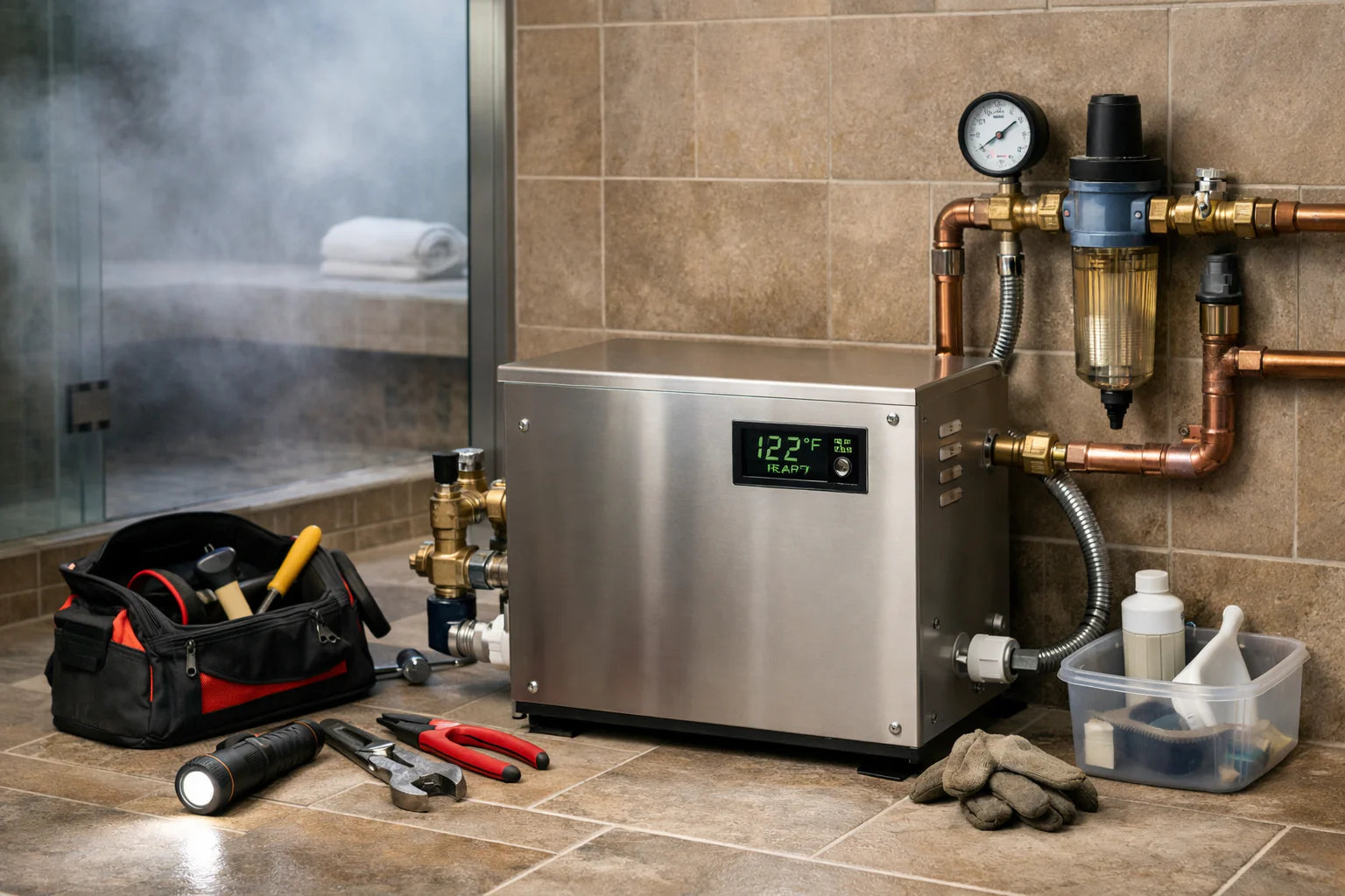 Steam Bath Generator Maintenance for Longer Life