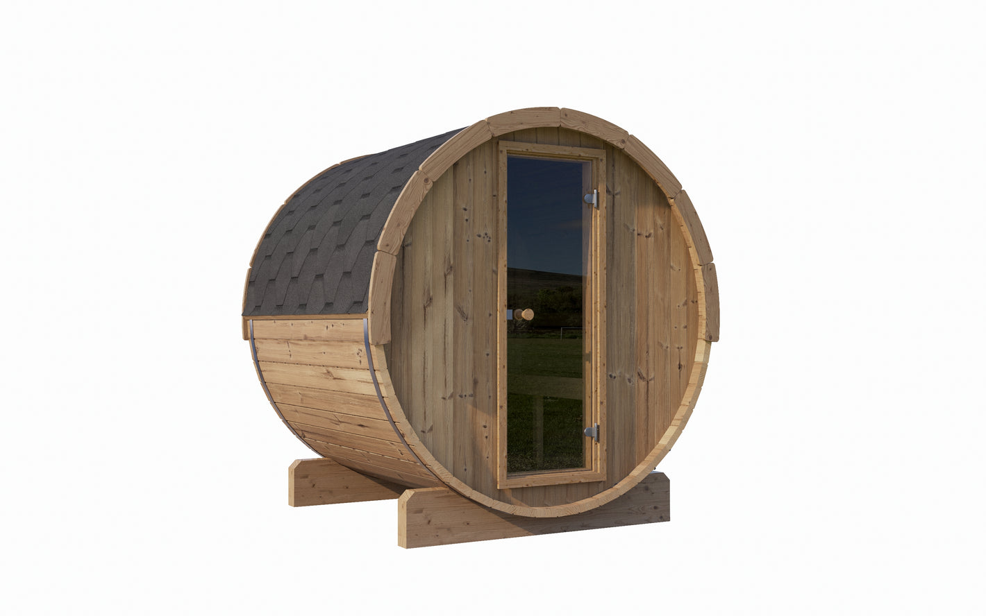 SaunaLife ERGO Series Model E7W Sauna Barrel-Window