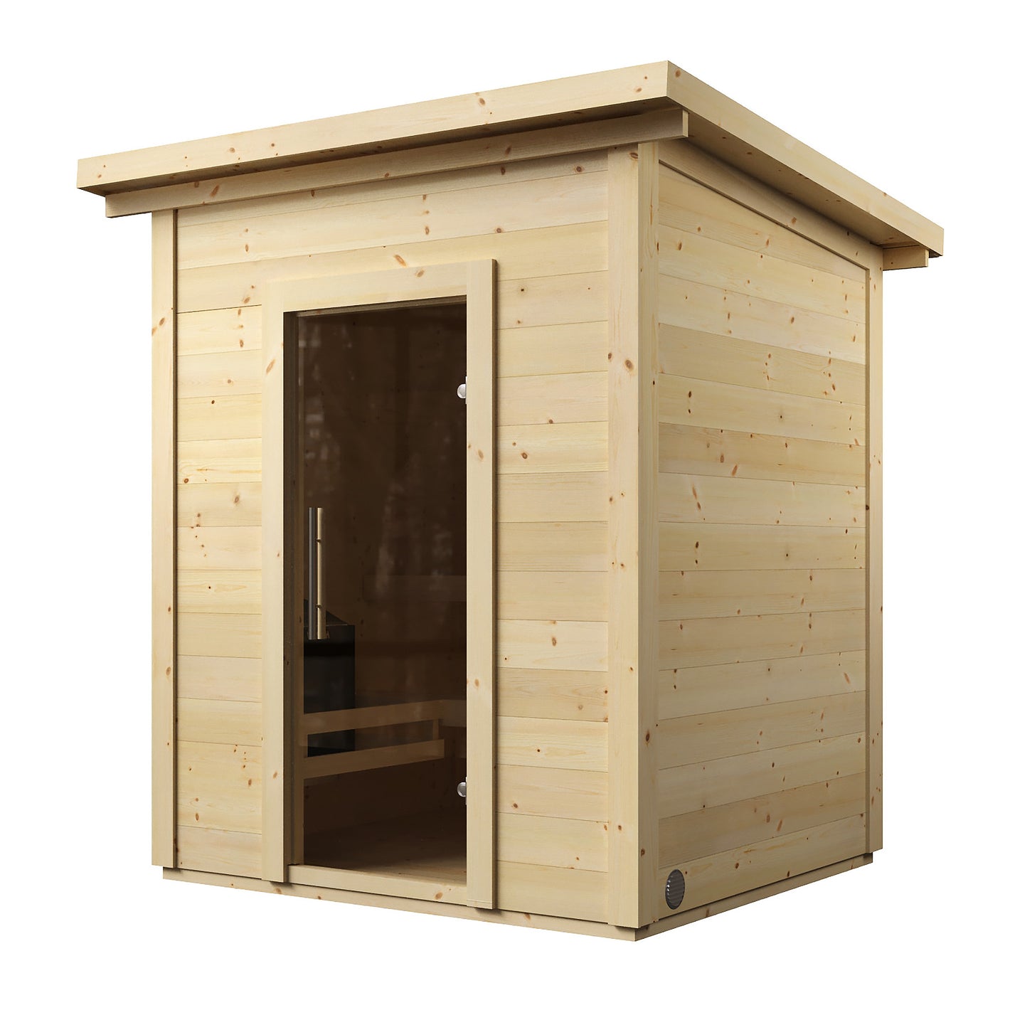 SaunaLife Garden-Series Model G2 Outdoor Home Sauna Kit