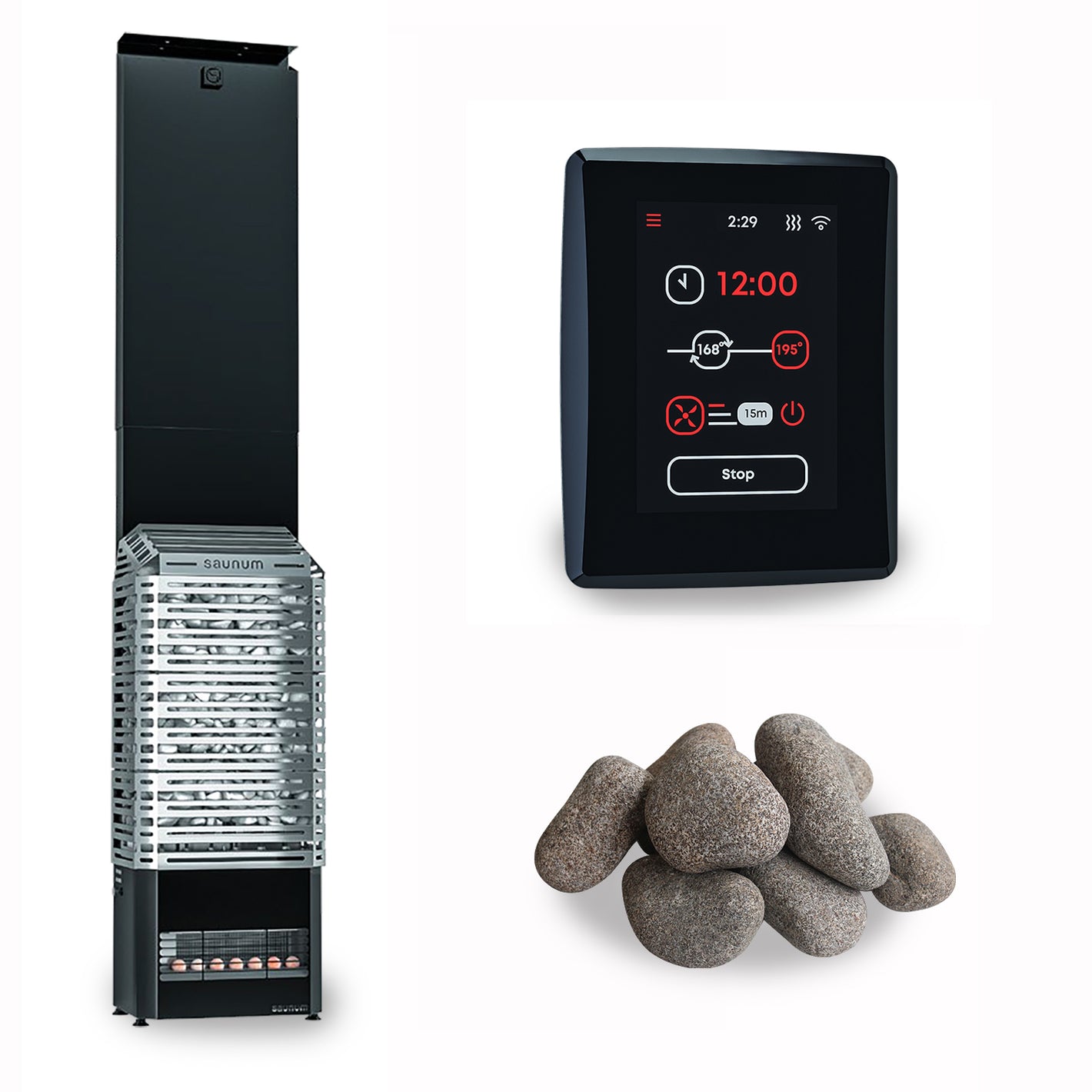 Saunum Air Series 7 Sauna Heater Package | 6.4kW