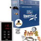 SteamSpa Premium Bundle 240V Steam Sauna Generator – Touch Pad Control, Auto Drain & Quick Install Kit