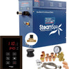 SteamSpa Premium Bundle 240V Steam Sauna Generator – Touch Pad Control, Auto Drain & Quick Install Kit - Oil Rubbed Bronze