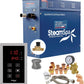 SteamSpa Premium Bundle 240V Steam Sauna Generator – Touch Pad Control, Auto Drain & Quick Install Kit