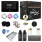SteamSpa Black Series Steam Bath Generator – Quickstart with Built-In Auto-Drain, Touch Pad, Steamhead, Lighting, BT Speakers, Drain Pan & Dual Aroma Pump   | 4.5kW to 12kW