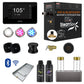 SteamSpa Black Series Steam Bath Generator – Quickstart with Built-In Auto-Drain, Touch Pad, Steamhead, Lighting, BT Speakers, Drain Pan & Dual Aroma Pump   | 4.5kW to 12kW