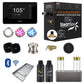 SteamSpa Black Series Steam Bath Generator – Quickstart with Built-In Auto-Drain, Touch Pad, Steamhead, Lighting, BT Speakers, Drain Pan & Dual Aroma Pump   | 4.5kW to 12kW