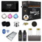 SteamSpa Black Series Steam Bath Generator – Quickstart with Built-In Auto-Drain, Touch Pad, Steamhead, Lighting, BT Speakers, Drain Pan & Dual Aroma Pump   | 4.5kW to 12kW