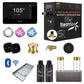 SteamSpa Black Series Steam Bath Generator – Quickstart with Built-In Auto-Drain, Touch Pad, Steamhead, Lighting, BT Speakers, Drain Pan & Dual Aroma Pump   | 4.5kW to 12kW