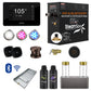 SteamSpa Black Series Steam Bath Generator – Quickstart with Built-In Auto-Drain, Touch Pad, Steamhead, Lighting, BT Speakers, Drain Pan & Dual Aroma Pump   | 4.5kW to 12kW