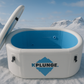 Arctic Fox Portable Inflatable Cold Plunge Ice Bath Tub – Easy Setup PVC Design, Insulated Cover, Pump & Carry Bag Included