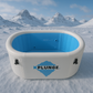Arctic Fox Portable Inflatable Cold Plunge Ice Bath Tub – Easy Setup PVC Design, Insulated Cover, Pump & Carry Bag Included