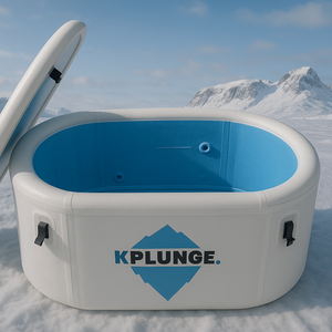 Arctic Fox Portable Inflatable Cold Plunge Ice Bath Tub – Easy Setup PVC Design, Insulated Cover, Pump & Carry Bag Included