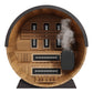 Finnmark Infrared and Traditional Cedar Combination Barrel Sauna FD-6