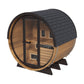 Finnmark Infrared and Traditional Cedar Combination Barrel Sauna FD-6