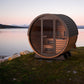 Finnmark Infrared and Traditional Cedar Combination Barrel Sauna FD-6