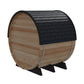 Finnmark Infrared and Traditional Thermo-Aspen Combination Barrel Sauna FD-7