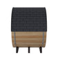 Finnmark Infrared and Traditional Thermo-Aspen Combination Barrel Sauna FD-7