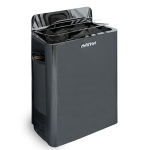 Harvia The Wall Series Electric Sauna Heater with Top-Mounted Controls | 6kW to 8kW