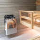 Harvia The Wall Series Electric Sauna Heater with Top-Mounted Controls | 6kW to 8kW