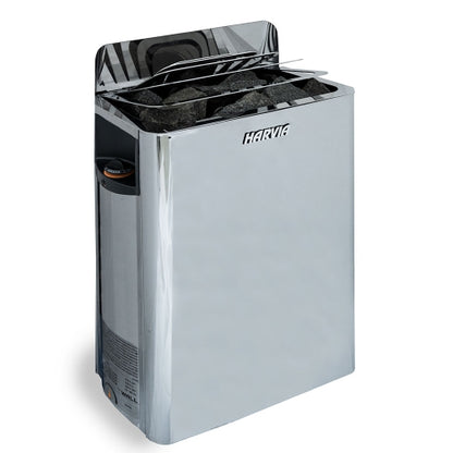 Harvia The Wall Series Electric Sauna Heater with Top-Mounted Controls | 6kW to 8kW