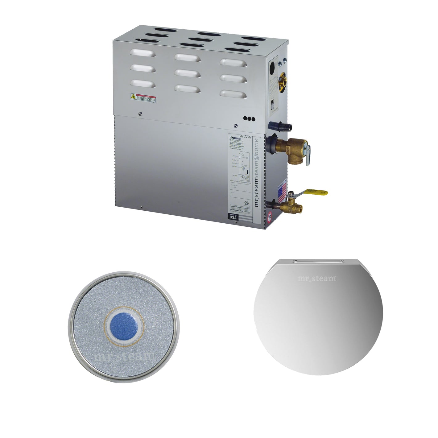 Mr. Steam Steam@Home Steam Shower Pkg