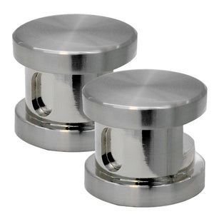 Dual Round Steamhead in Brushed Nickel