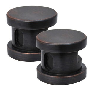 Dual Round Steamhead in Oil Rubbed Bronze