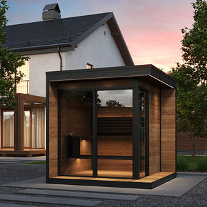 SaunaLife Garden Luxury-Series  GL6 Outdoor Sauna Kit