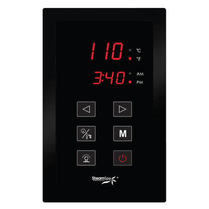 STPMK - SteamSpa Touch Panel Control System in Matte Black