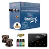 Oasis Series Steam Bath Generator with Continuous Steam Fully Wireless Control and Auto-Drain - Oil Rubbed Bronze