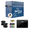Oasis Series Steam Bath Generator with Continuous Steam Fully Wireless Control and Auto-Drain - Matte Black