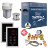 SteamSpa Executive Bundle 240V Steam Sauna Generator – Touch Pad, Auto Drain, LED Light & Quick Install Kit - Chrome