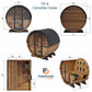 Finnmark Infrared and Traditional Cedar Combination Barrel Sauna FD-6