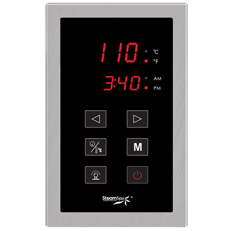 SSD-STPBN - SteamSpa Touch Panel Control System in Brushed Nickel