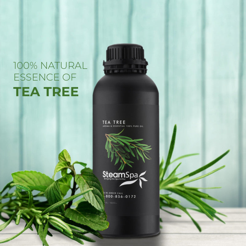 SSD-G-OILTEATREE1K - SteamSpa 100% Natural Essence of Tea Tree 1000ml Aromatherapy Bottle