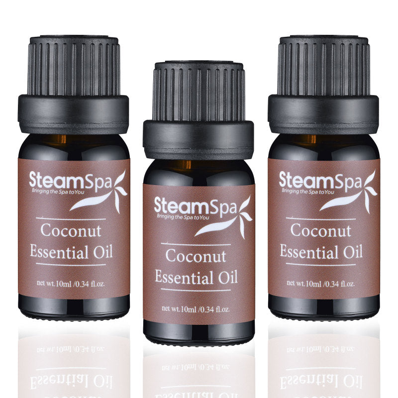 SSD-G-OILCN3 - SteamSpa SteamSpa Essence of Coconut Aromatherapy Oil Extract Value Pack