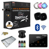 Black Series Steam Bath Generator with Wireless Control, BLUETOOTH, WIFI, Auto Drain, and Multiple Finish Options - Matte Black