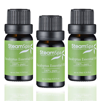 SSD-G-OILEUC3 - SteamSpa SteamSpa Essence of Eucalyptus Aromatherapy Oil Extract Value Pack