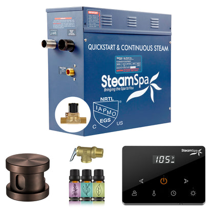 Oasis Series Steam Bath Generator with Wireless Control, QuickStart Technology, and Continuous Steam Output
