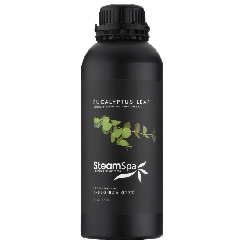 SSD-G-OILEUC1K - SteamSpa 100% Natural Essence of Eucalyptus 1000ml Aromatherapy Bottle