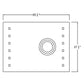 SteamSpa Wide Fog Free Bathroom Mirror