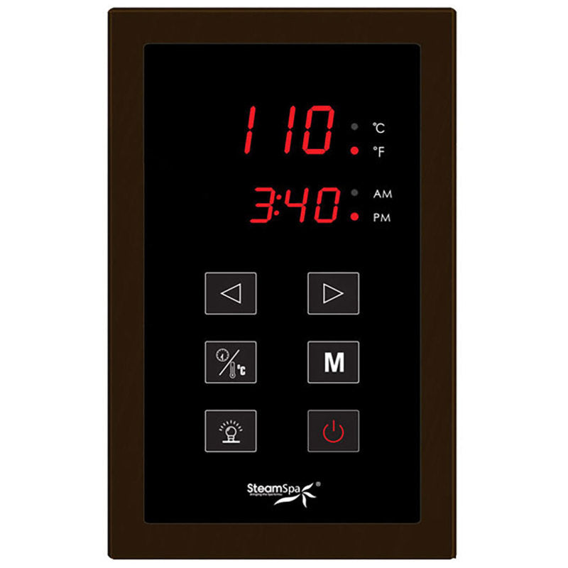 SSD-STPOB - SteamSpa Touch Panel Control System in Oil Rubbed Bronze