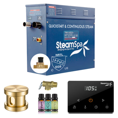 Oasis Series Steam Bath Generator with Wireless Control, QuickStart Technology, and Continuous Steam Output