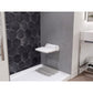 SSP-SS-C - SteamSpa SteamSpa 13.78 in. Wall Mounted Folding Shower Seat