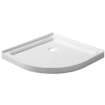 SB-AZ005WO - ANZZI Pillar Series 36 in. x 36 in. Single Threshold Shower Base in White