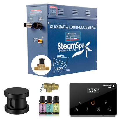 Oasis Series Steam Bath Generator with Wireless Control, QuickStart Technology, and Continuous Steam Output