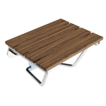 SS-F - SteamSpa Fit 15 in. Teak Wall Mounted Folding Shower Seat