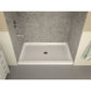 SB-AZ04CD-R - ANZZI Jebel 36 x 60  in. Center Drain Single Threshold Shower Base in White