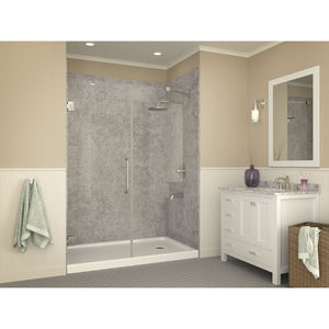 SB-AZ008WR - ANZZI Nautilus Series 60 in. x 36 in. Shower Base in White