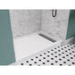 SB-AZ103R - ANZZI Alexander Base Series 48 in. L x 32 in. W Alcove Shower Shower Pan Base with Right Drain in Glossy White Marine Acrylic